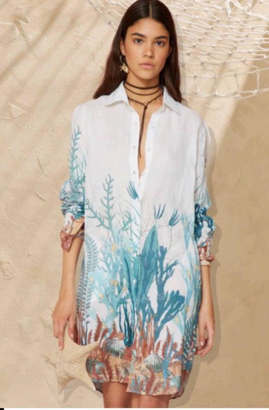 Solange M. By S-Mode Ibiray Linen Shirt Dress