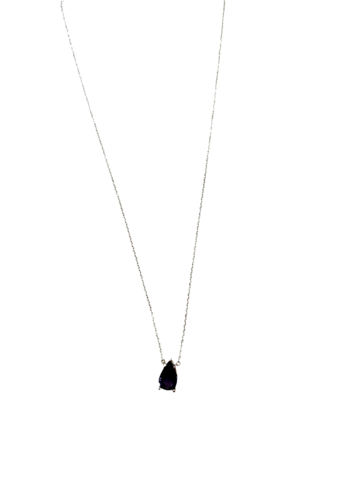 Theas Collection Violet sapphire + white gold Necklace