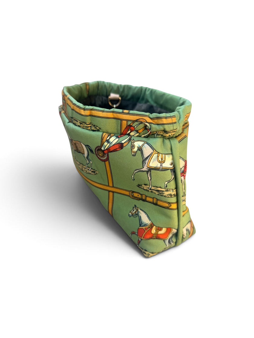 The Cavalcade Silk Clutch