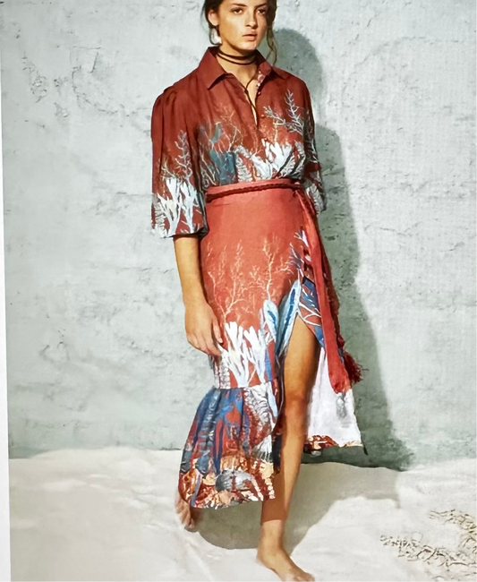 Solange Ibiray Wrap Skirt S-Mode