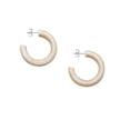 Round Horn Hoop Earrings