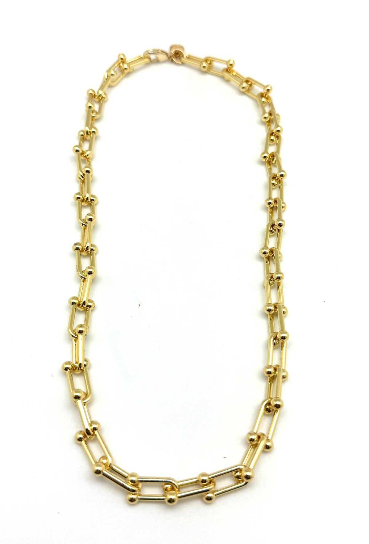 Frederika necklace - short larger link