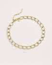 Weathered Curb Chain Necklace