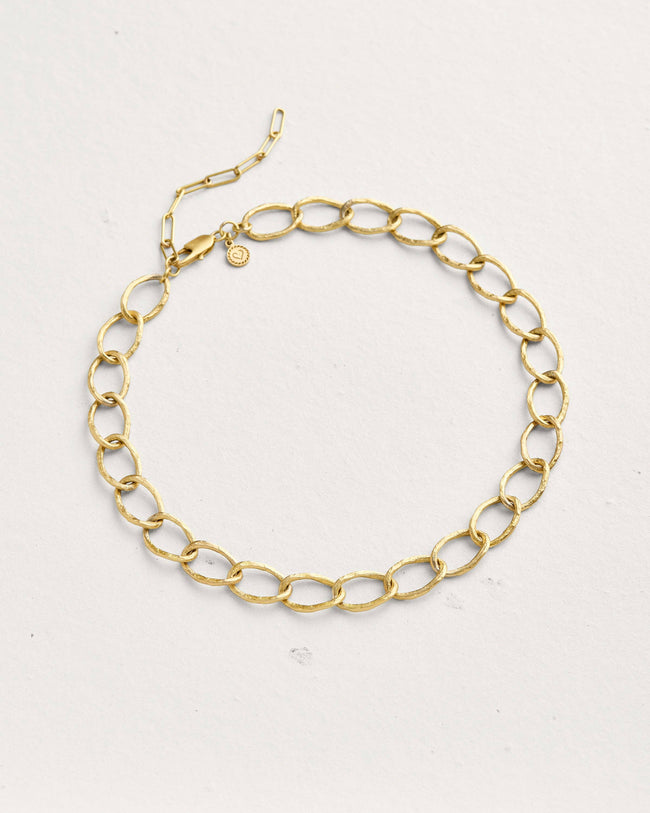 Weathered Curb Chain Necklace