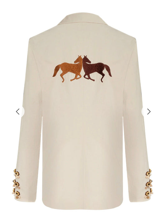 Juan de Dios Santo Tomas Embroidered Blazer