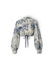 Yukio Toile Safari Crop Top