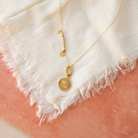 Manifest Necklace Waterproof Gold Filled