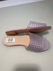 Artisan Made Silk Designer Scarf custom Sandals Size 8- Lady Cuir
