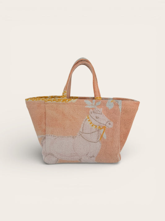 Pastel Cheval Voyage Boat Tote by Lady Cuir