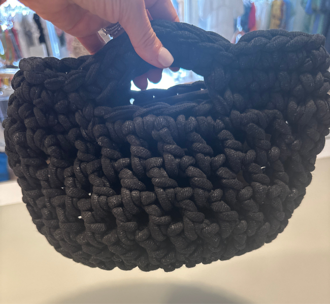 The Athinaia  Crocheted Tote-Clutch Bag