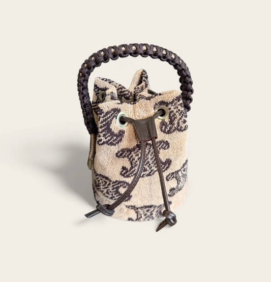 The Repurposed Terry Petite Bucket  Bag