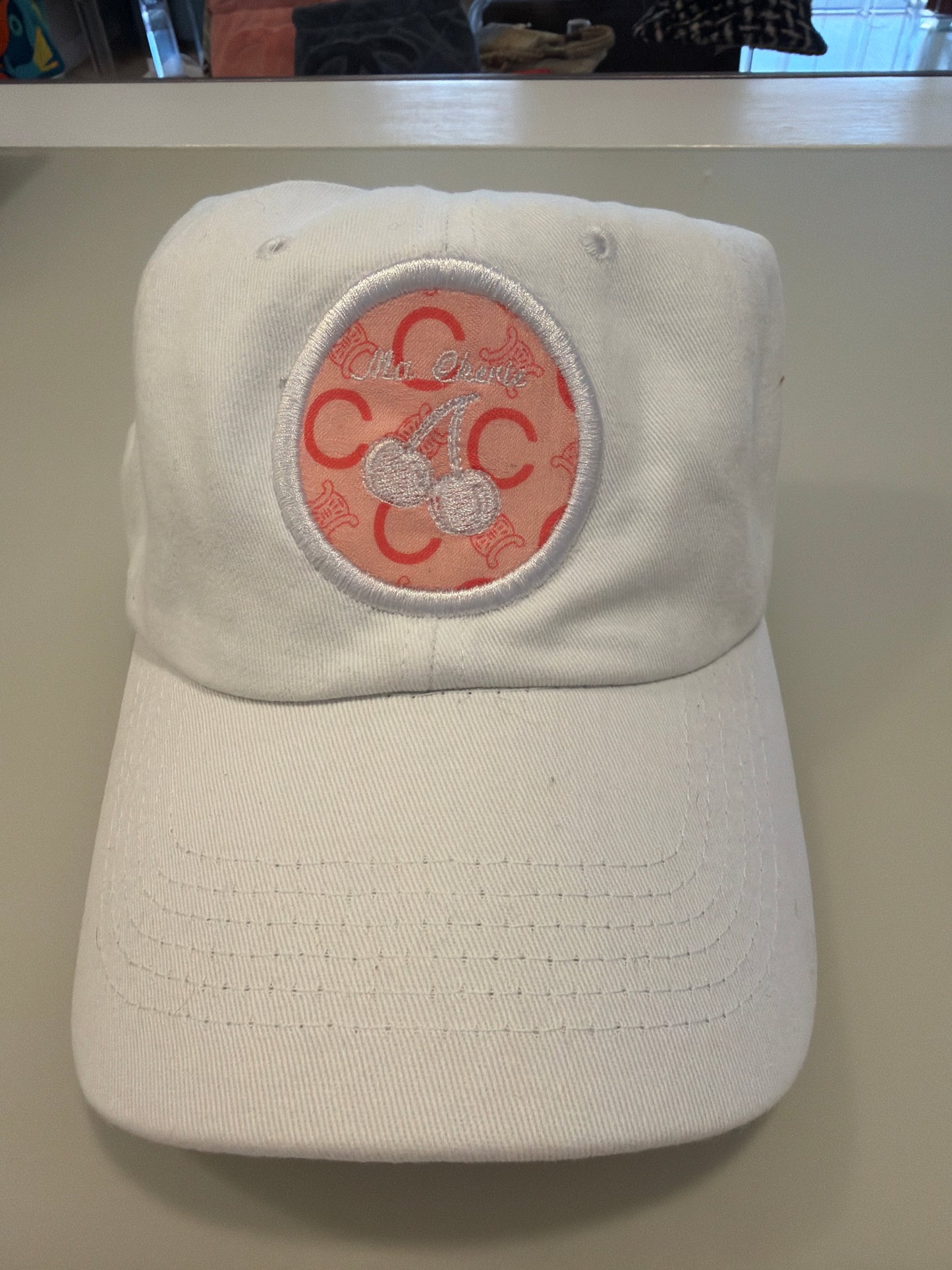 Lady Cuir -Silk Scarf Patch Baseball Caps
