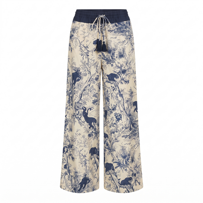 Yukio Toile Safari Straight Pants