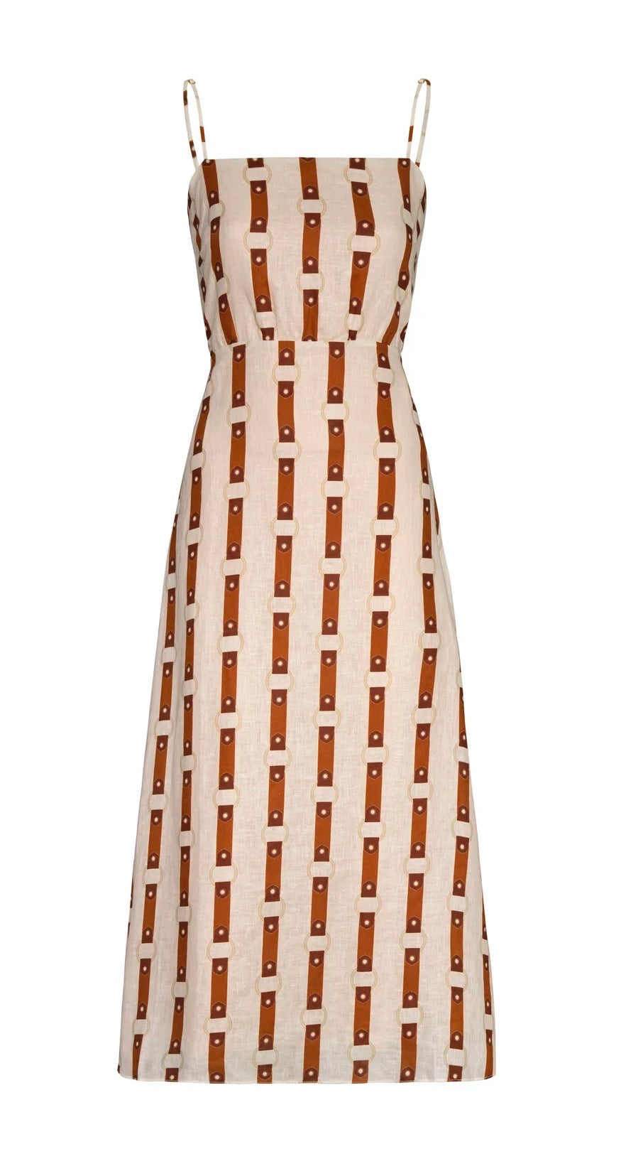 Juan De Dios Nativa Linen Midi Dress