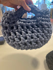 The Athinaia  Crocheted Tote-Clutch Bag