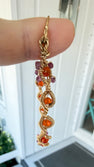 Raphaela Pasqualina Carnelian + pink tourmaline  Earrings