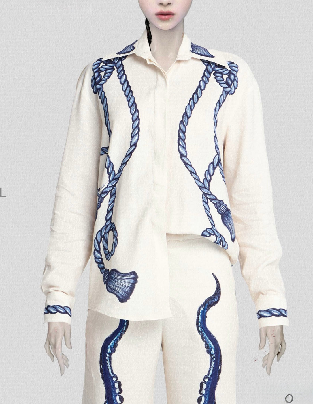 Yukio Ropes Linen Shirt