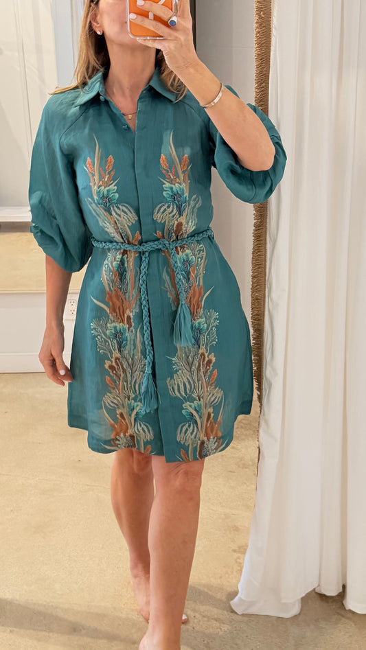 Solange M. S-Mode Kavo Shirt Dress with Raglan Sleeve