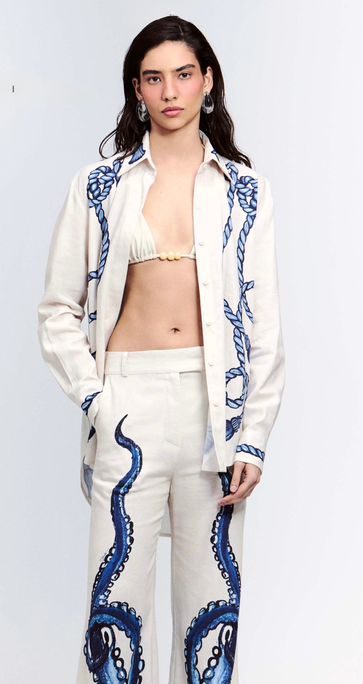 Yukio Ropes Linen Shirt