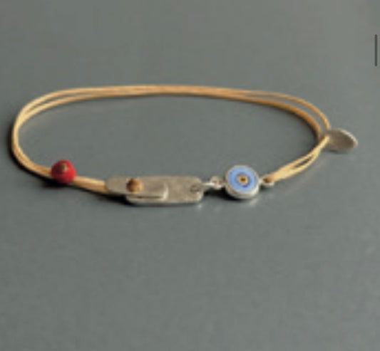 Janset Bilgin True love silver bracelet
