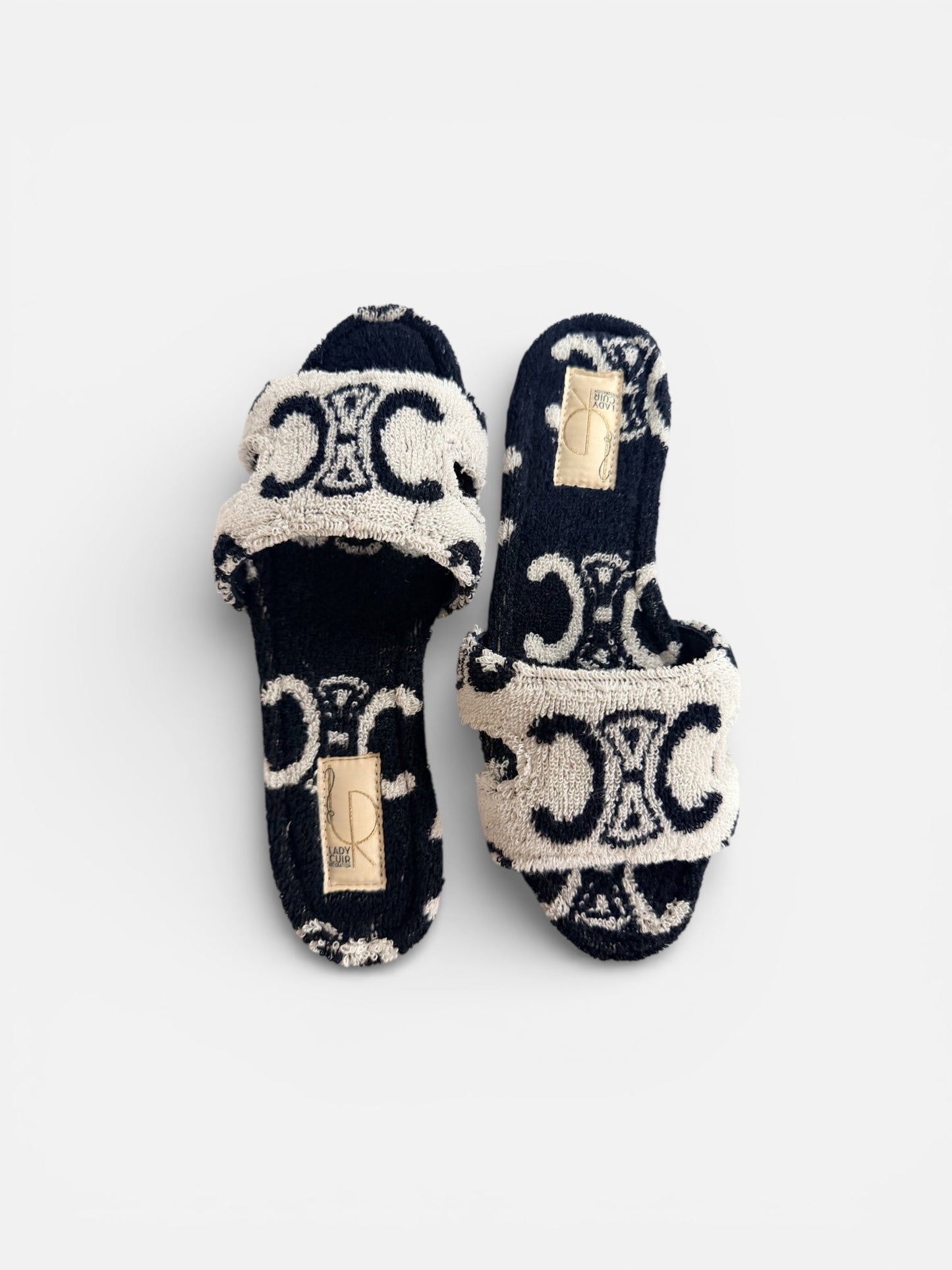 Up cycled Towel Sandals