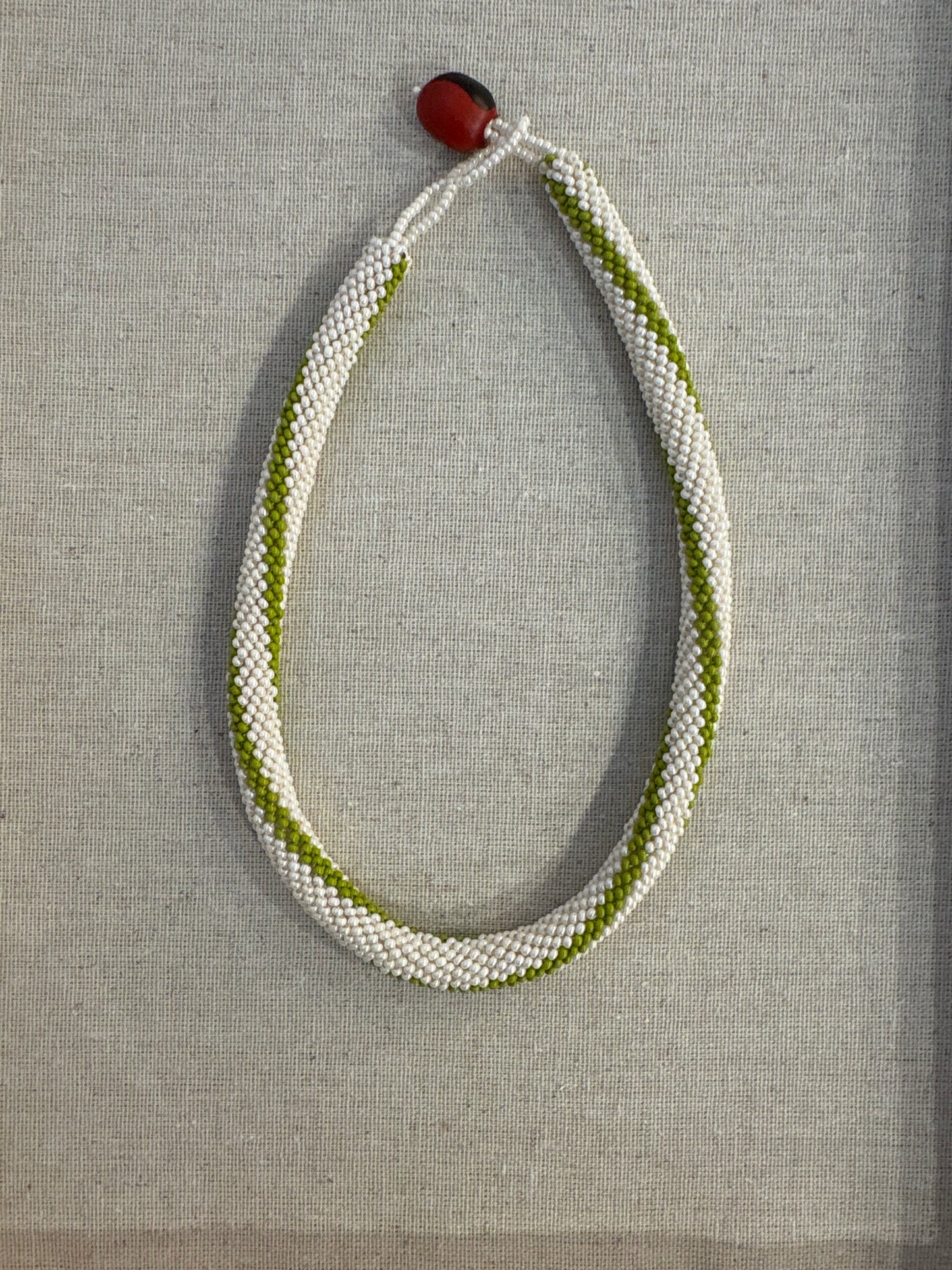 Essentially Mindful - Kaina Necklace - Striped sharpnose snake (Xenoxybelis argenteus)