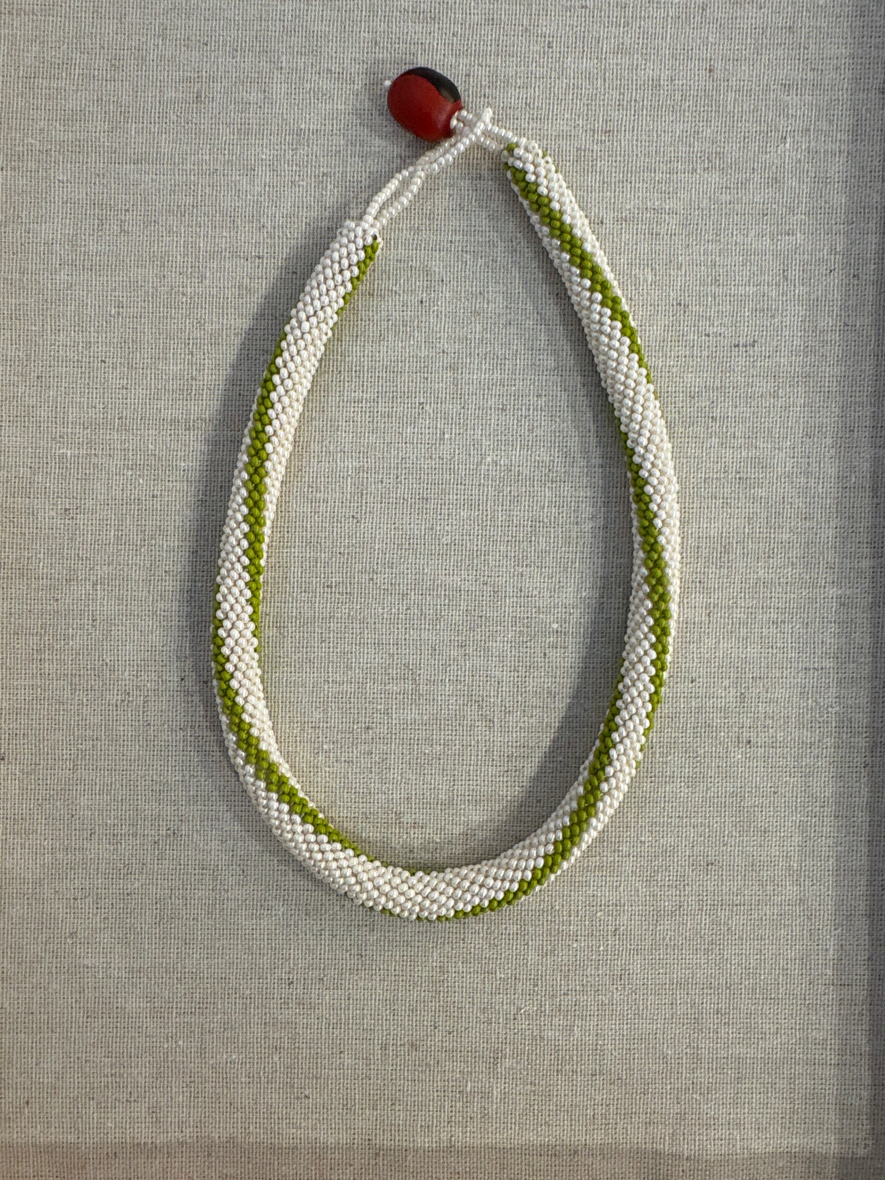 Essentially Mindful - Kaina Necklace - Striped sharpnose snake (Xenoxybelis argenteus)