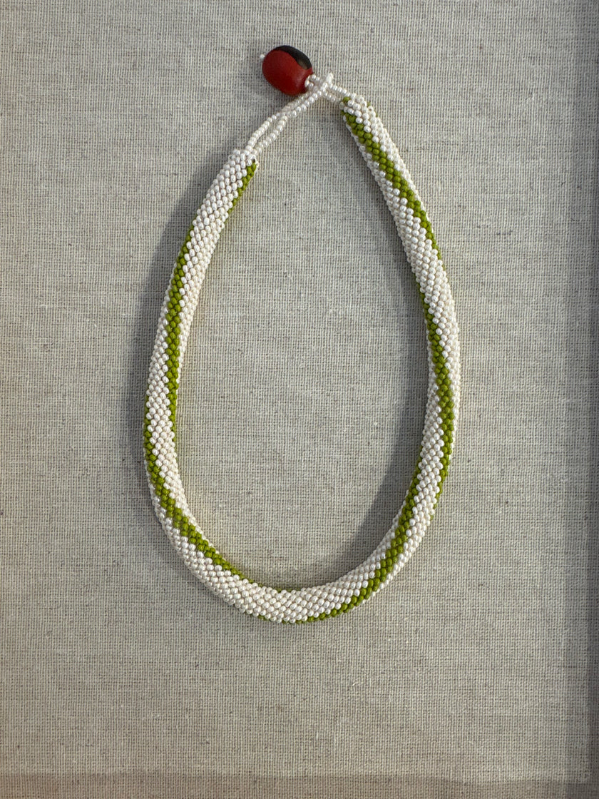 Essentially Mindful - Kaina Necklace - Striped sharpnose snake (Xenoxybelis argenteus)