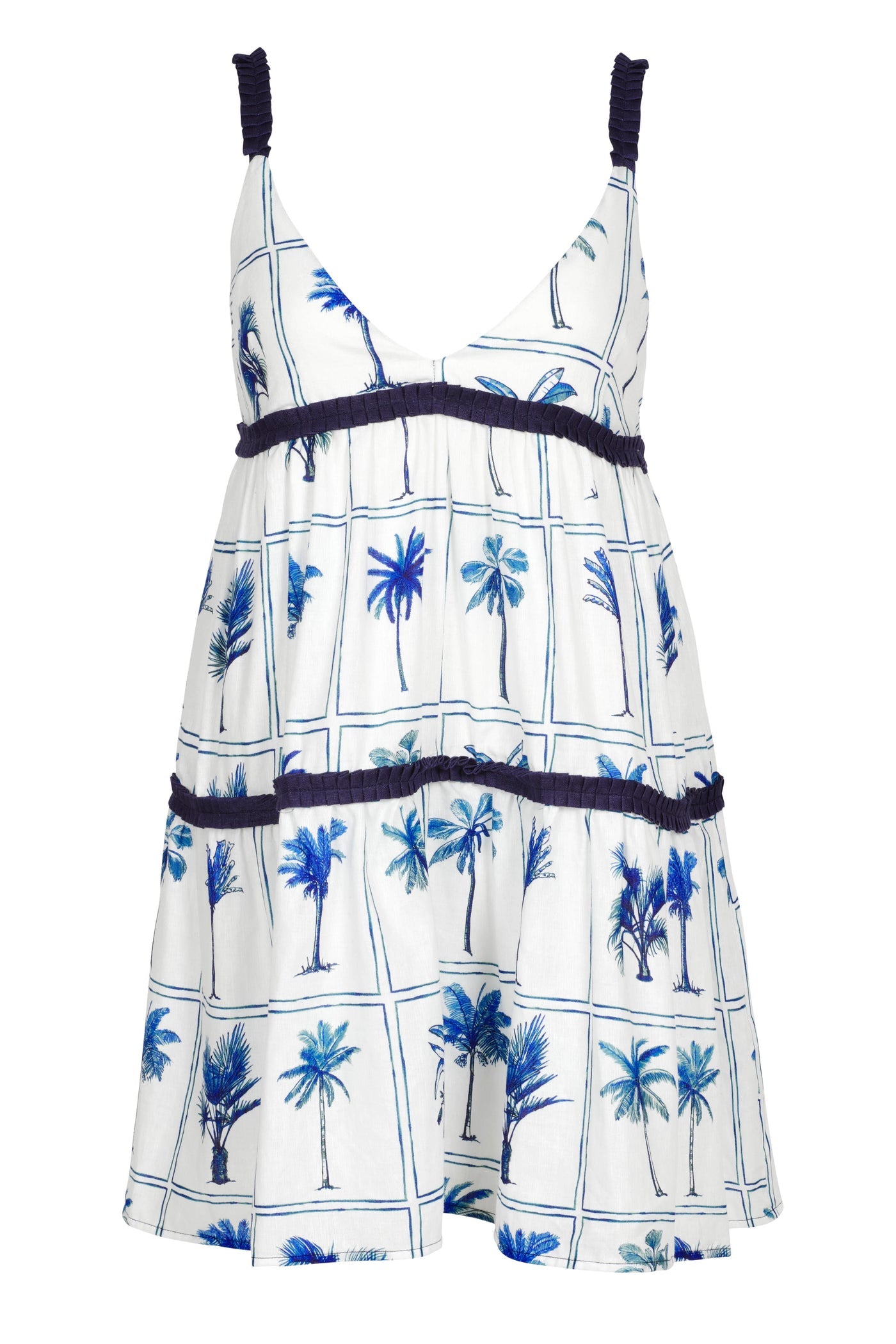 Sancia Pascal Dress Palm Print