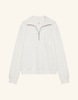 Maison Wheat Oxford Quarter Zip Sweatshirt