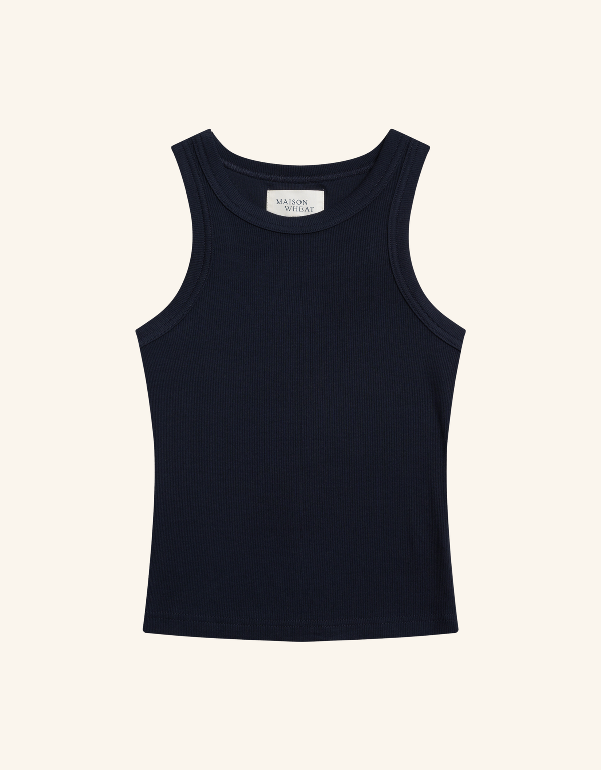 Maison Wheat Knoxville Rib Tank Top