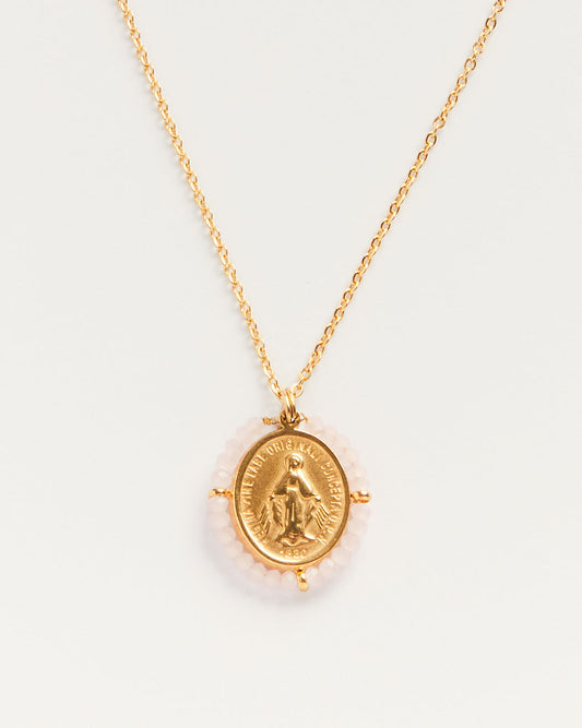 Palas Maria Necklace in Misty Pink