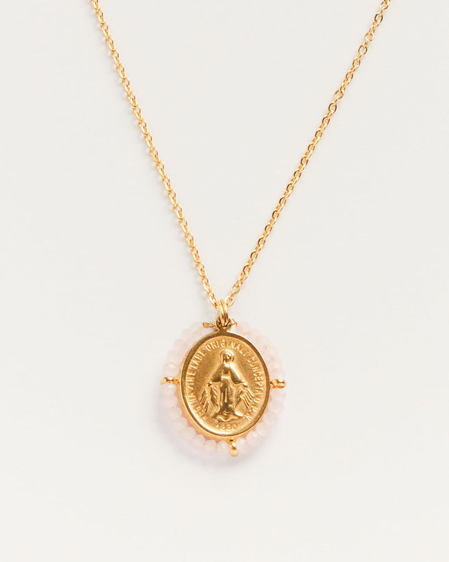 Palas Maria Necklace in Misty Pink