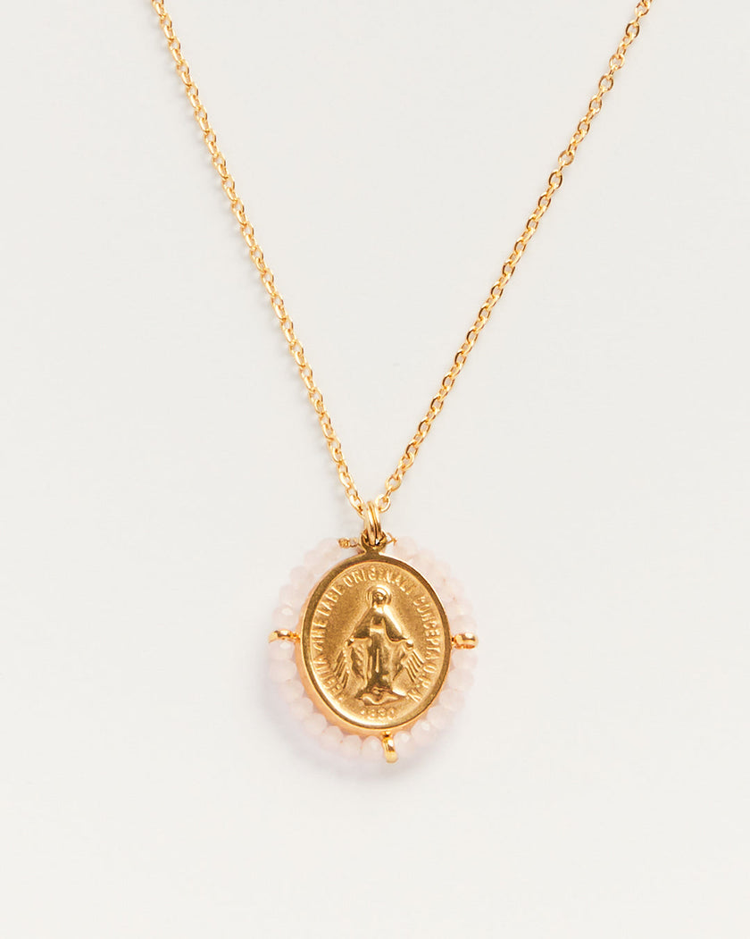 Palas Maria Necklace in Misty Pink