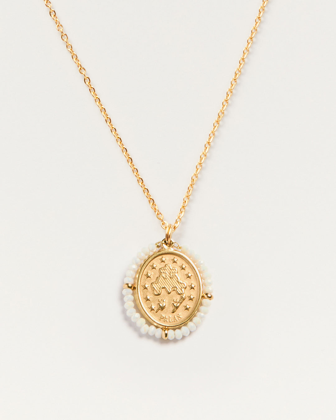Palas Santa Maria Necklace in Shiny Cream
