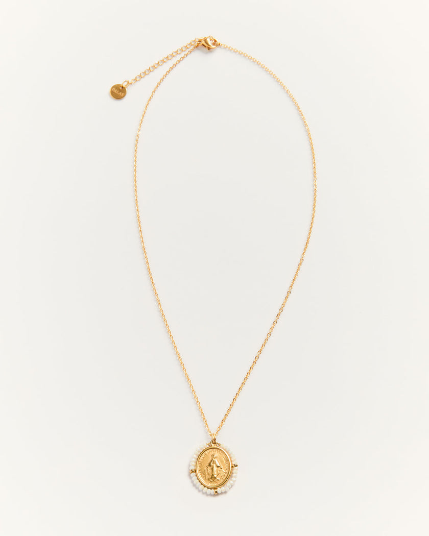 Palas Santa Maria Necklace in Shiny Cream