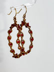 Raphaela Pasqualina Carnelian + pink tourmaline  Earrings