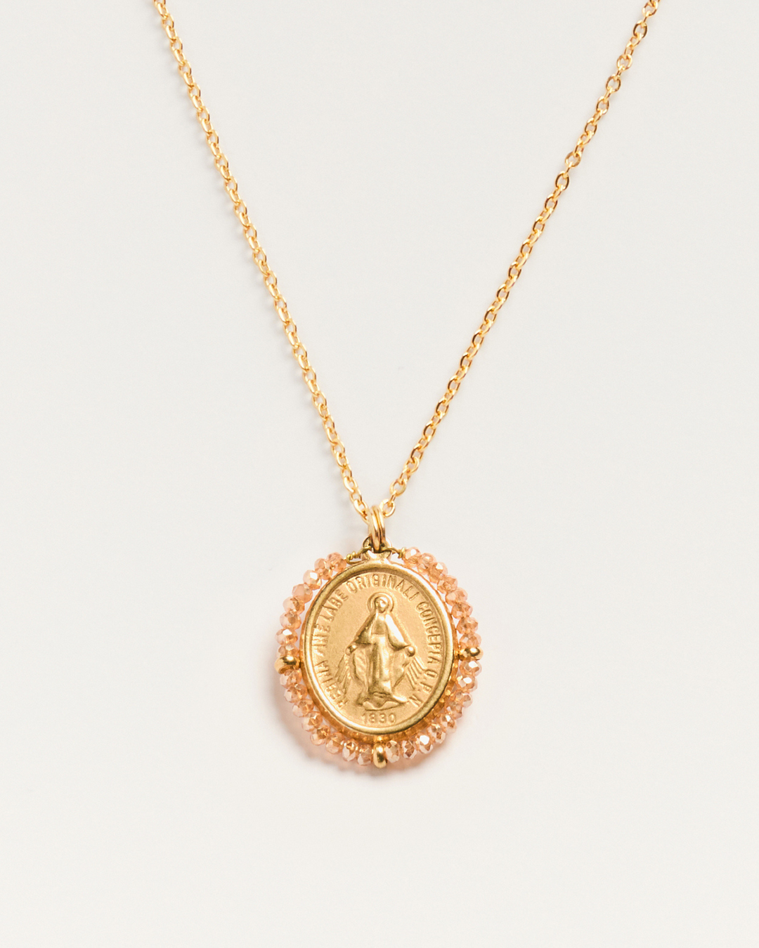 Palas Santa Maria Necklace Shiny Peach