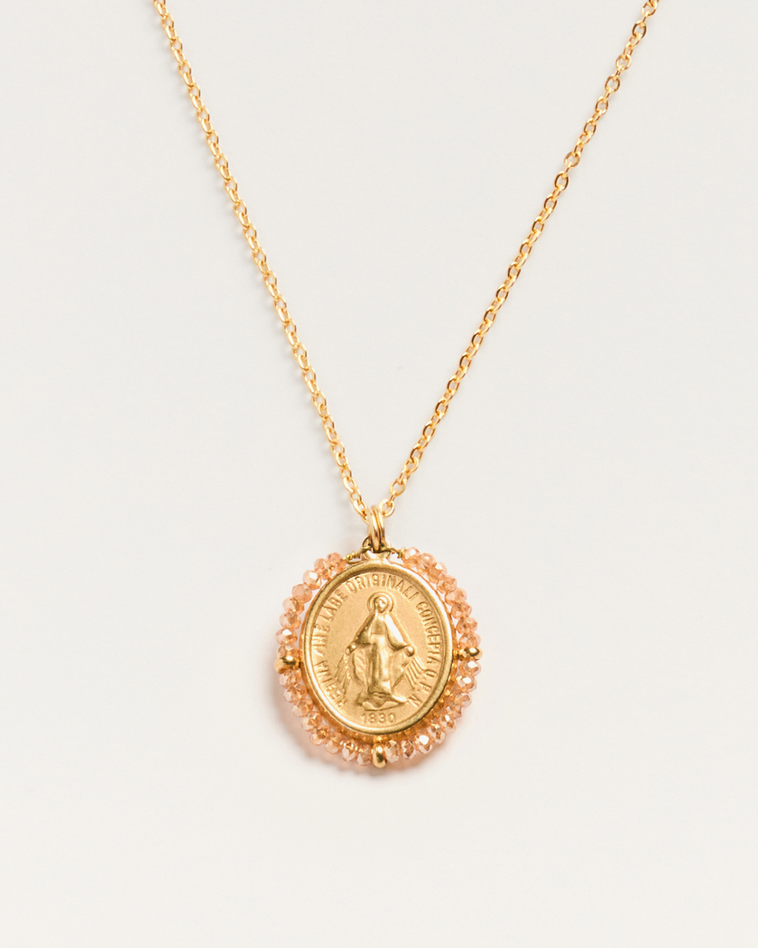 Palas Santa Maria Necklace Shiny Peach
