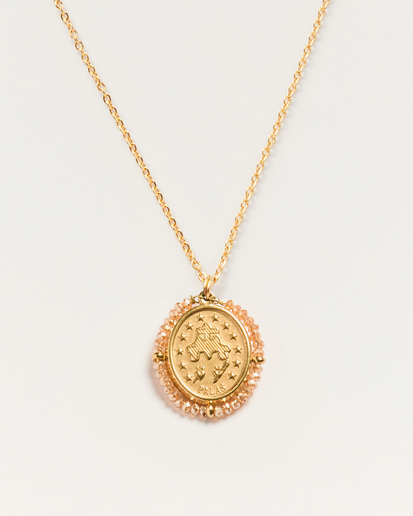 Palas Santa Maria Necklace Shiny Peach
