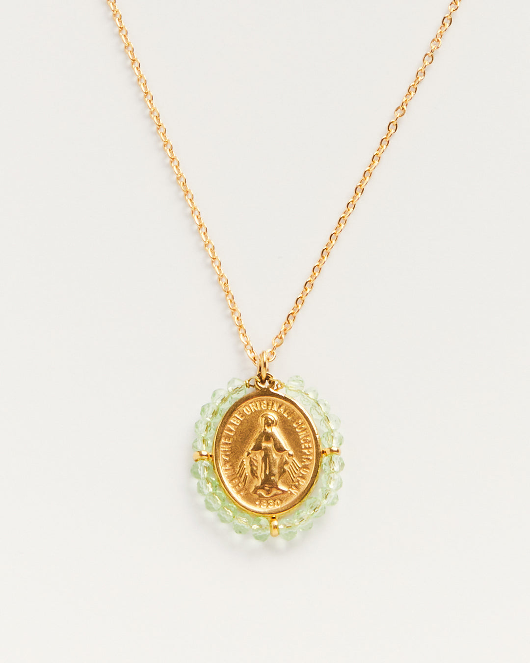 Palas Santa Maria Necklace in Transparent Water Green