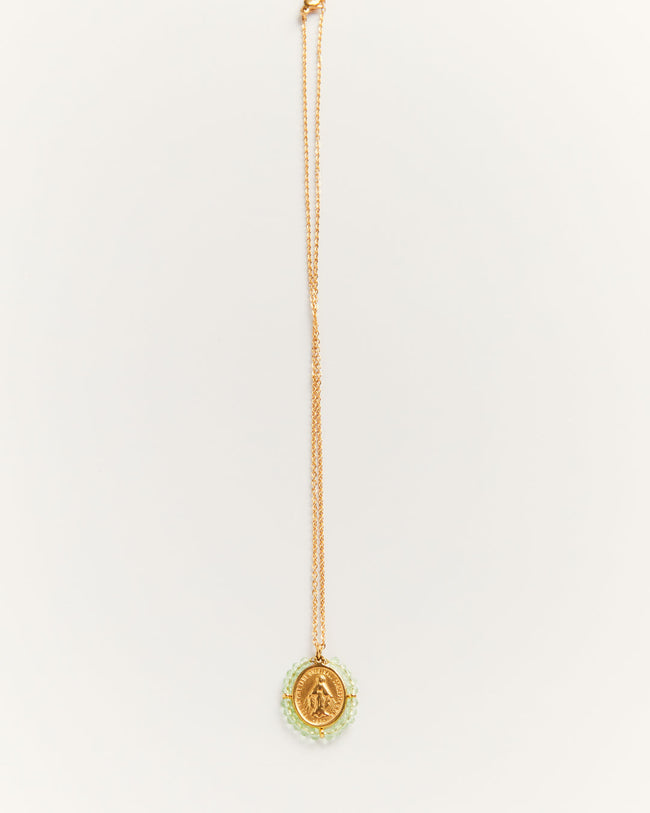 Palas Santa Maria Necklace in Transparent Water Green