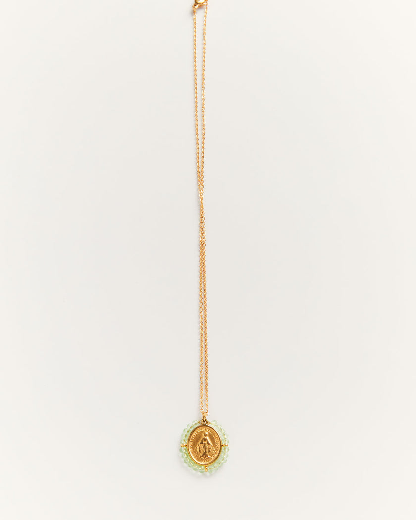 Palas Santa Maria Necklace in Transparent Water Green
