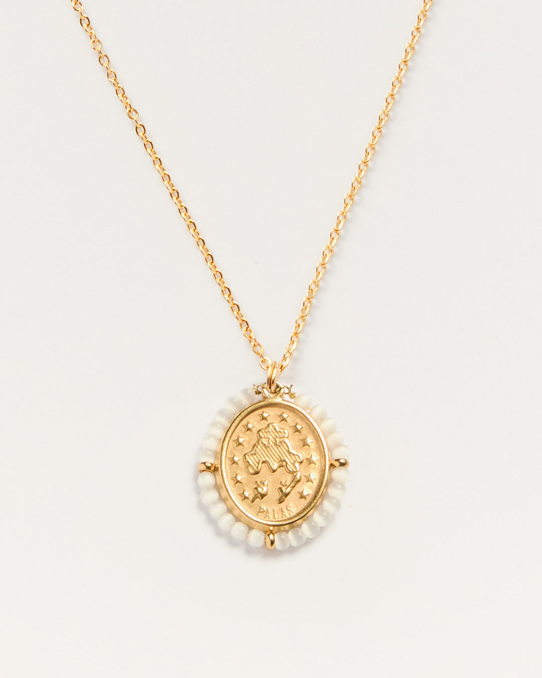 Santa Maria Precious Necklace in Pearly White