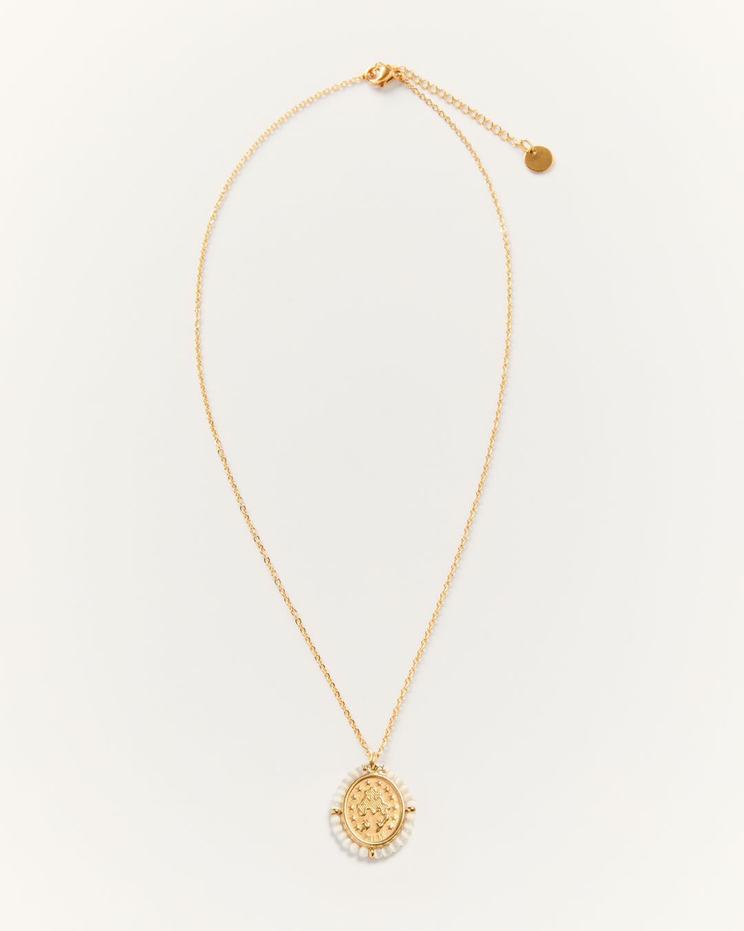 Santa Maria Precious Necklace in Pearly White