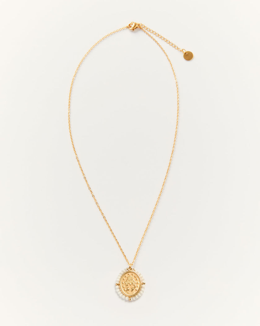 Santa Maria Precious Necklace in Pearly White