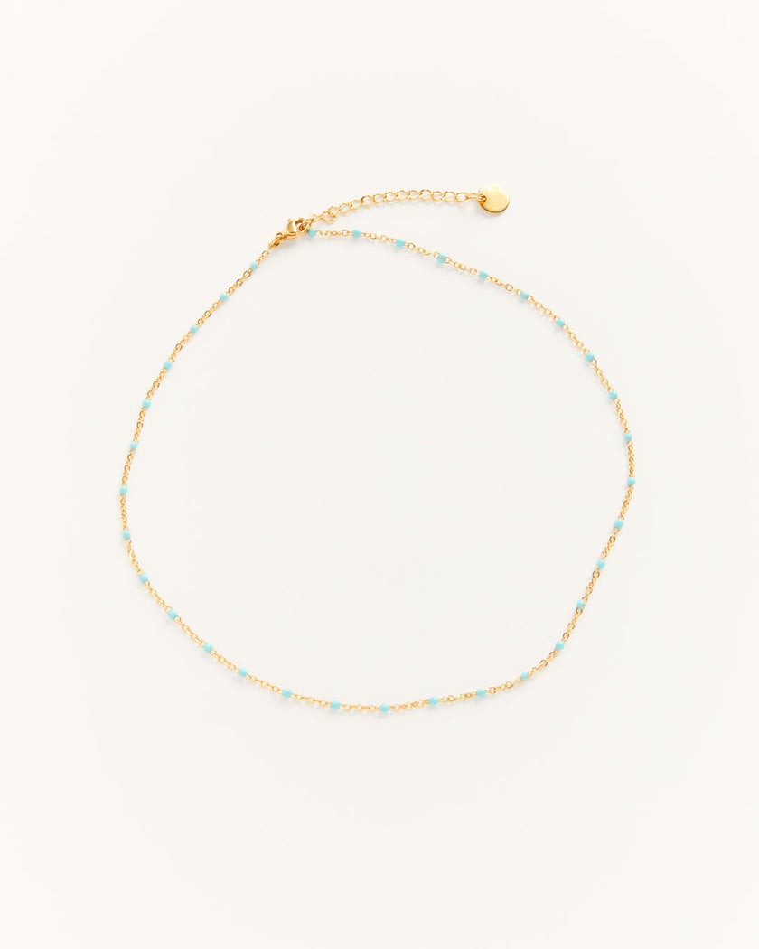Palas Castelo Choker Aqua Blue