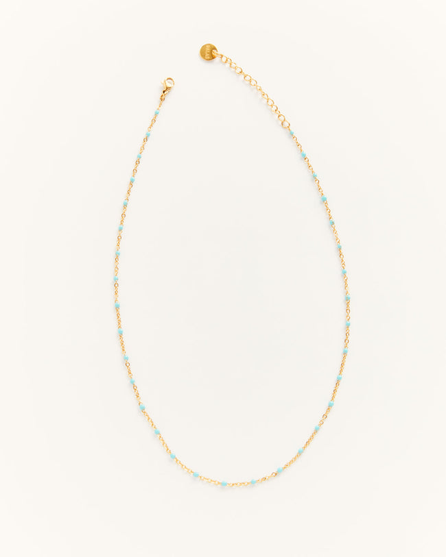 Palas Castelo Choker Aqua Blue