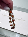 Raphaela Pasqualina Carnelian + pink tourmaline  Earrings