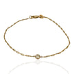 R.W. Anchor Link Diamond Bracelet